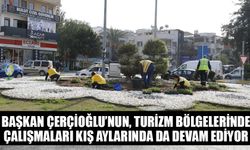 Aydın Büyükşehir Belediyesi’nin turizm bölgelerinde çalışmaları kış aylarında da devam ediyor