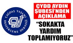 ÇYDD Aydın Şubesi’nden açıklama