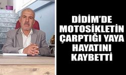 Didim’de motosikletin çarptığı yaya hayatını kaybetti