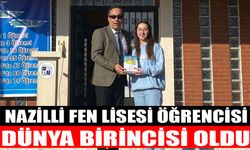 Nazilli Fen Lisesi öğrencisi Dünya şampiyonu oldu