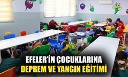 Efeler'in çocuklarına deprem ve yangın eğitimi