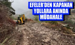 Efeler’den kapanan yollara anında müdahale