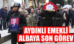 Aydınlı emekli albaya son görev