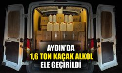 Aydın’da 1,6 ton kaçak alkol ele geçirildi