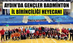 Aydın’da gençler badminton il birinciliği heyecanı