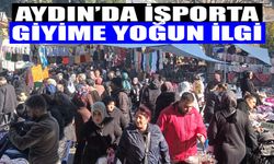 Aydın’da işporta giyime yoğun ilgi