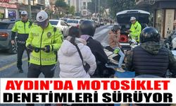 Aydın’da motosiklet denetimleri sürüyor