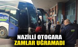 Nazilli otogara zamlar uğramadı