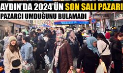 Aydın’da 2024’ün son Salı Pazarı: Pazarcı umduğunu bulamadı