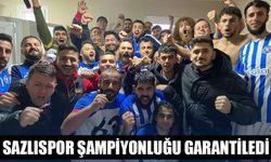 Sazlıspor şampiyonluğu garantiledi