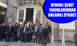 Aydınlı şehit yakınlarından anlamlı ziyaret