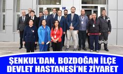 Şenkul’dan, Bozdoğan İlçe Devlet Hastanesi’ne ziyaret