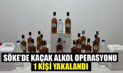 Söke’de kaçak alkol operasyonu: 1 kişi yakalandı