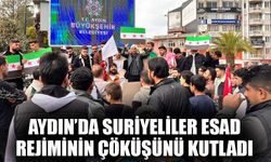 Aydın’da Suriyeliler Esad rejiminin çöküşünü kutladı