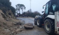 Koçarlı’da yağış nedeniyle kapanan yol yeniden açıldı