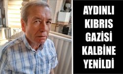 Aydınlı Kıbrıs gazisi kalbine yenildi