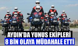 Aydın’da yunus ekipleri 8 bin olaya müdahale etti