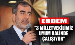 Erdem: “3 milletvekilimiz uyum halinde çalışıyor”