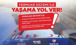 Aydın'da "fermuar sistemi ile yaşama yol ver" uygulaması yapıldı