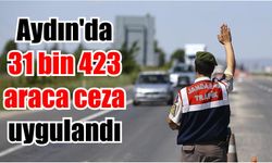 Aydın'da 31 bin 423 araca ceza uygulandı