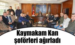 Kaymakam Kan şoförleri ağırladı