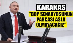 Karakaş: “BOP senaryosunun parçası asla olmayacağız”