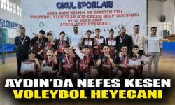 Aydın’da nefes kesen voleybol heyecanı