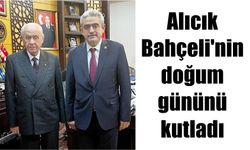 Alıcık, Bahçeli’nin doğum gününü kutladı