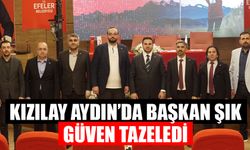 Kızılay Aydın’da Başkan Şık, güven tazeledi