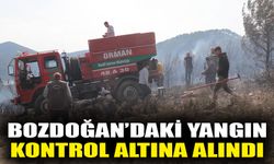 Bozdoğan'daki yangın kontrol altına alındı