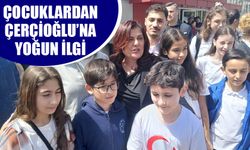 Çocuklardan Çerçioğlu’na yoğun ilgi