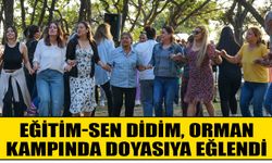 Eğitim-Sen Didim, orman kampında doyasıya eğlendi