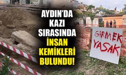 Aydın’da kazı sırasında insan kemikleri bulundu!