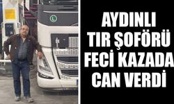 Aydınlı tır şoförü feci kazada can verdi