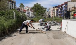 Efeler Güzelhisar’da parke taşı çalışmasını tamamladı