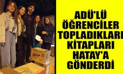 ADÜ'lü öğrenciler depremzede çocukların yanında