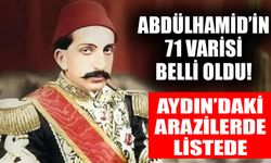 Abdülhamid’in 71 varisi belli oldu: Aydın’daki araziler de miras listesinde
