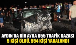 Aydın’da bir ayda 655 trafik kazası: 554 kişi yaralandı 5 kişi öldü