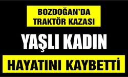 Aydın'da traktörün devrilmesi sonucu 1 kişi öldü