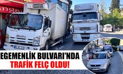 Egemenlik Bulvarı'nda trafik felç oldu!