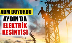 Aydın’da 10 ilçede birden elektrik kesilecek!