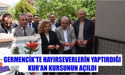 Germencik'te hayırseverlerin yaptırdığı Kur'an kursunun açıldı