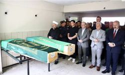 Lisede öldürülen kız kardeşler defnedildi