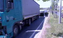 Tırın çarptığı yaya öldü