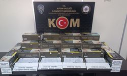 Aydın polisi 9200 makaron ele geçirdi