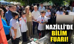 Nazilli'de bilim fuarı! Küçük mucitler hünerlerini sergiledi