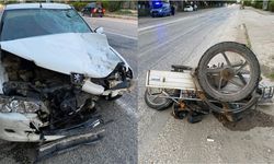 Otomobilin çarptığı motosikletteki karı koca öldü
