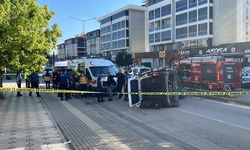 İhbardan dönen polis aracının devrildiği kazada 5 kişi yaralandı