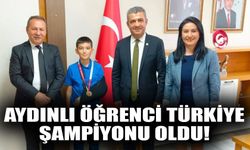 Aydınlı öğrenci Türkiye şampiyonu oldu!