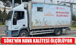 Söke'nin hava kalitesi ölçülüyor